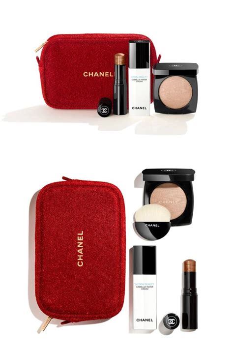 chanel gift makeup|Chanel gift with purchase bag.